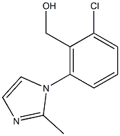 [2-chloro-6-(2-methyl-1H-imidazol-1-yl)phenyl]methanol Struktur