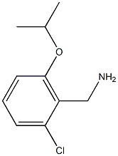 [2-chloro-6-(propan-2-yloxy)phenyl]methanamine Structure