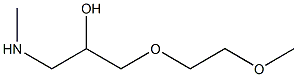 [2-hydroxy-3-(2-methoxyethoxy)propyl](methyl)amine Structure