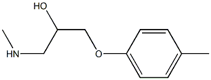 [2-hydroxy-3-(4-methylphenoxy)propyl](methyl)amine 结构式