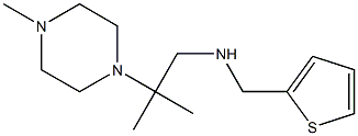 [2-methyl-2-(4-methylpiperazin-1-yl)propyl](thiophen-2-ylmethyl)amine Structure