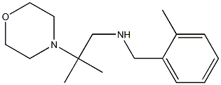 [2-methyl-2-(morpholin-4-yl)propyl][(2-methylphenyl)methyl]amine Structure