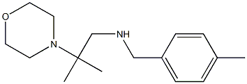 [2-methyl-2-(morpholin-4-yl)propyl][(4-methylphenyl)methyl]amine Structure