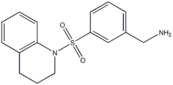 [3-(1,2,3,4-tetrahydroquinoline-1-sulfonyl)phenyl]methanamine Structure