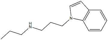 [3-(1H-indol-1-yl)propyl](propyl)amine Struktur