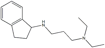 [3-(2,3-dihydro-1H-inden-1-ylamino)propyl]diethylamine,,结构式