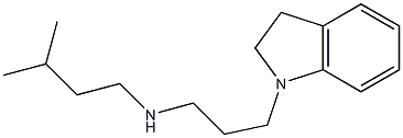 [3-(2,3-dihydro-1H-indol-1-yl)propyl](3-methylbutyl)amine|