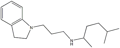 [3-(2,3-dihydro-1H-indol-1-yl)propyl](5-methylhexan-2-yl)amine|