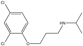 [3-(2,4-dichlorophenoxy)propyl](propan-2-yl)amine Struktur