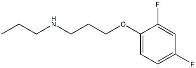 [3-(2,4-difluorophenoxy)propyl](propyl)amine Struktur