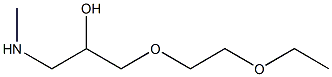 [3-(2-ethoxyethoxy)-2-hydroxypropyl](methyl)amine Struktur