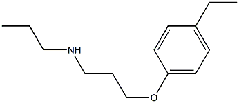 [3-(4-ethylphenoxy)propyl](propyl)amine Struktur