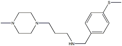 [3-(4-methylpiperazin-1-yl)propyl]({[4-(methylsulfanyl)phenyl]methyl})amine