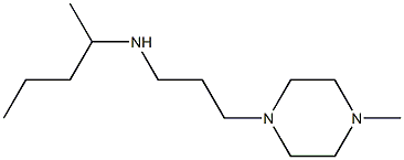 [3-(4-methylpiperazin-1-yl)propyl](pentan-2-yl)amine,,结构式