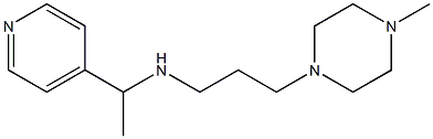 [3-(4-methylpiperazin-1-yl)propyl][1-(pyridin-4-yl)ethyl]amine|