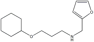 [3-(cyclohexyloxy)propyl](furan-2-ylmethyl)amine Structure