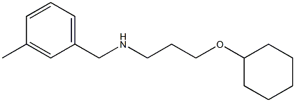 [3-(cyclohexyloxy)propyl][(3-methylphenyl)methyl]amine