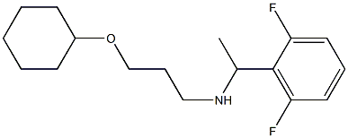 [3-(cyclohexyloxy)propyl][1-(2,6-difluorophenyl)ethyl]amine