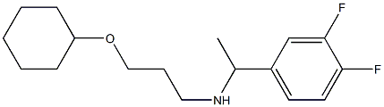 [3-(cyclohexyloxy)propyl][1-(3,4-difluorophenyl)ethyl]amine Struktur