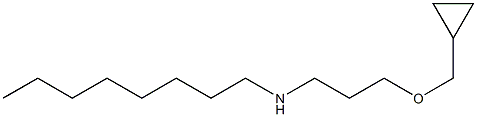 [3-(cyclopropylmethoxy)propyl](octyl)amine 结构式