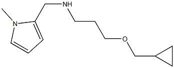 [3-(cyclopropylmethoxy)propyl][(1-methyl-1H-pyrrol-2-yl)methyl]amine Struktur