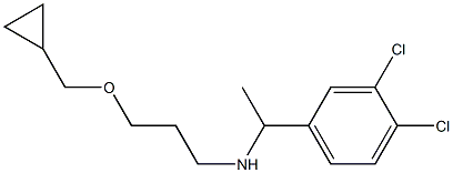 [3-(cyclopropylmethoxy)propyl][1-(3,4-dichlorophenyl)ethyl]amine|