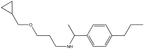  [3-(cyclopropylmethoxy)propyl][1-(4-propylphenyl)ethyl]amine