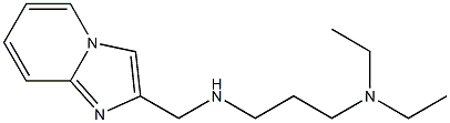 [3-(diethylamino)propyl]({imidazo[1,2-a]pyridin-2-ylmethyl})amine 化学構造式