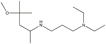 [3-(diethylamino)propyl](4-methoxy-4-methylpentan-2-yl)amine Structure