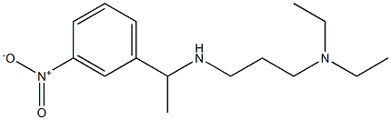 [3-(diethylamino)propyl][1-(3-nitrophenyl)ethyl]amine,,结构式