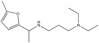 [3-(diethylamino)propyl][1-(5-methylfuran-2-yl)ethyl]amine,,结构式