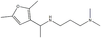 [3-(dimethylamino)propyl][1-(2,5-dimethylfuran-3-yl)ethyl]amine,,结构式