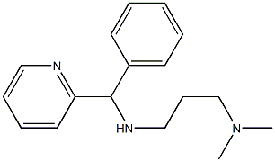 [3-(dimethylamino)propyl][phenyl(pyridin-2-yl)methyl]amine Struktur