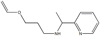 [3-(ethenyloxy)propyl][1-(pyridin-2-yl)ethyl]amine Struktur