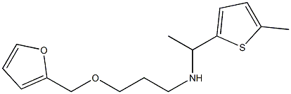 [3-(furan-2-ylmethoxy)propyl][1-(5-methylthiophen-2-yl)ethyl]amine