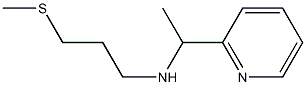 [3-(methylsulfanyl)propyl][1-(pyridin-2-yl)ethyl]amine Structure