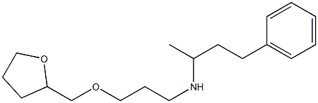 [3-(oxolan-2-ylmethoxy)propyl](4-phenylbutan-2-yl)amine Structure