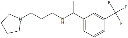 [3-(pyrrolidin-1-yl)propyl]({1-[3-(trifluoromethyl)phenyl]ethyl})amine|