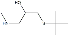 [3-(tert-butylsulfanyl)-2-hydroxypropyl](methyl)amine 化学構造式