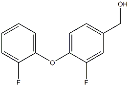 [3-fluoro-4-(2-fluorophenoxy)phenyl]methanol,,结构式