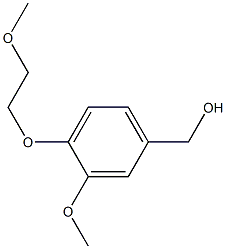 [3-methoxy-4-(2-methoxyethoxy)phenyl]methanol Struktur