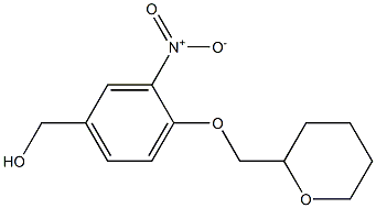  [3-nitro-4-(oxan-2-ylmethoxy)phenyl]methanol