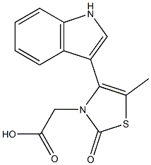 [4-(1H-indol-3-yl)-5-methyl-2-oxo-1,3-thiazol-3(2H)-yl]acetic acid|