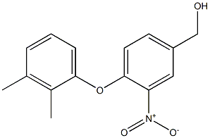 [4-(2,3-dimethylphenoxy)-3-nitrophenyl]methanol 结构式