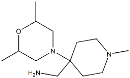 [4-(2,6-dimethylmorpholin-4-yl)-1-methylpiperidin-4-yl]methylamine|