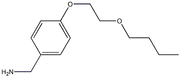 [4-(2-butoxyethoxy)phenyl]methanamine 化学構造式