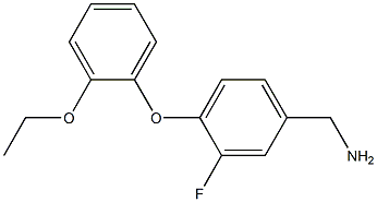 [4-(2-ethoxyphenoxy)-3-fluorophenyl]methanamine|