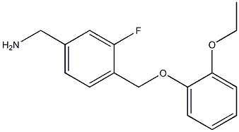  [4-(2-ethoxyphenoxymethyl)-3-fluorophenyl]methanamine