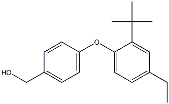 [4-(2-tert-butyl-4-ethylphenoxy)phenyl]methanol Structure