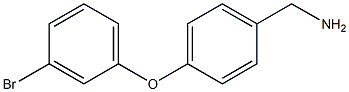 [4-(3-bromophenoxy)phenyl]methanamine 化学構造式